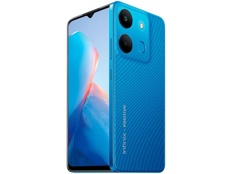 Smartphone Positivo Infinix Smart 7 6,6 HD+ 64GB 3GB RAM Câmera